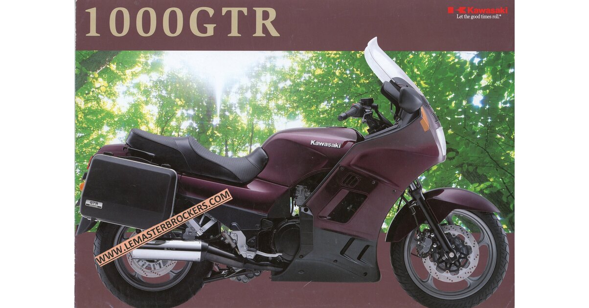 BROCHURE MOTO KAWASAKI GTR 1000 - BROCHURES MOTO - LEMASTERBROCKERS